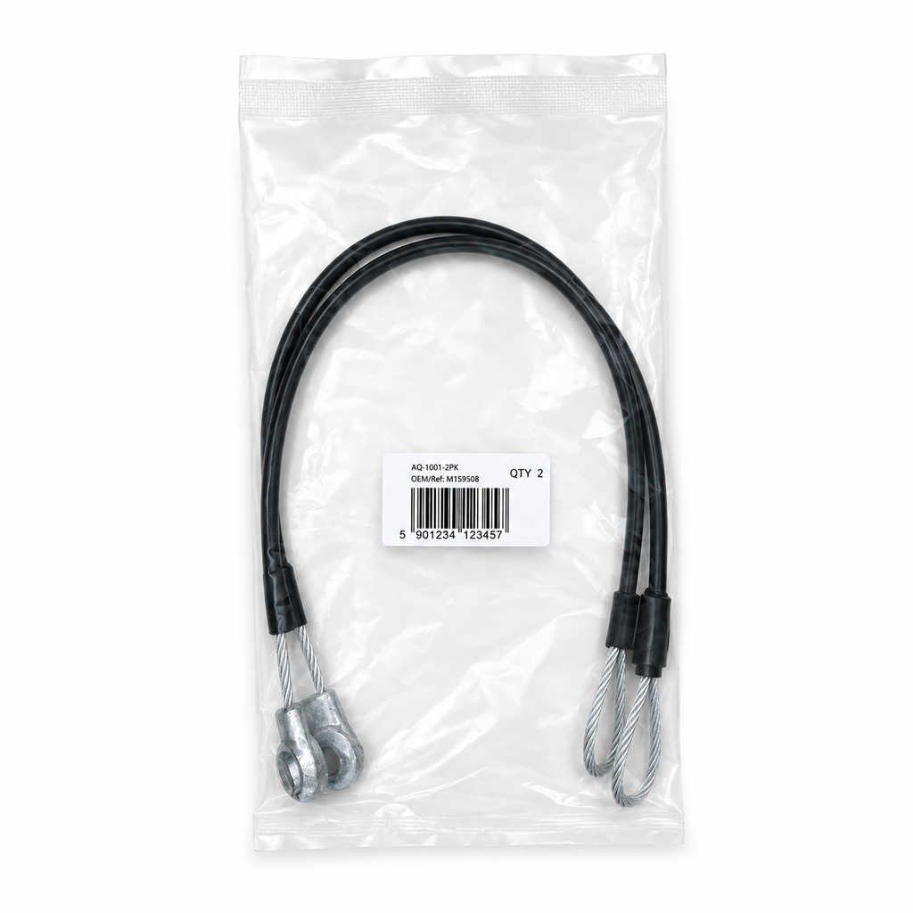 2x Tailgate Cable replaces M159508 fits John Deere Gator HPX XUV815 855D TS TE 4x2 TH 6x4