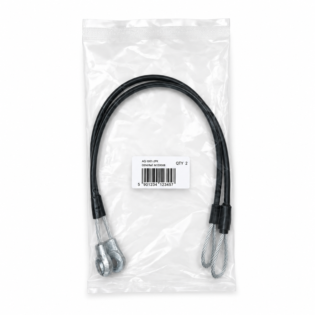 2x Tailgate Cable replaces M159508 fits John Deere Gator HPX XUV815 855D TS TE 4x2 TH 6x4