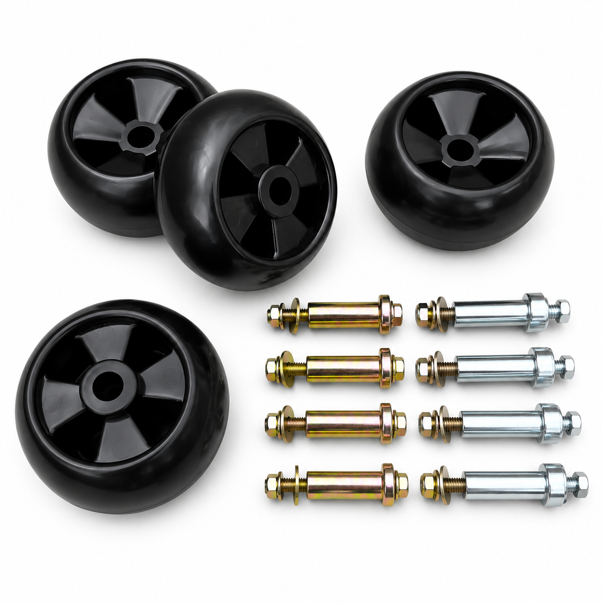 Anti-scalp Mower Deck Wheel Kit replaces M111489 AM116299 AM133602 fits John Deere 1570 1580 997 X748