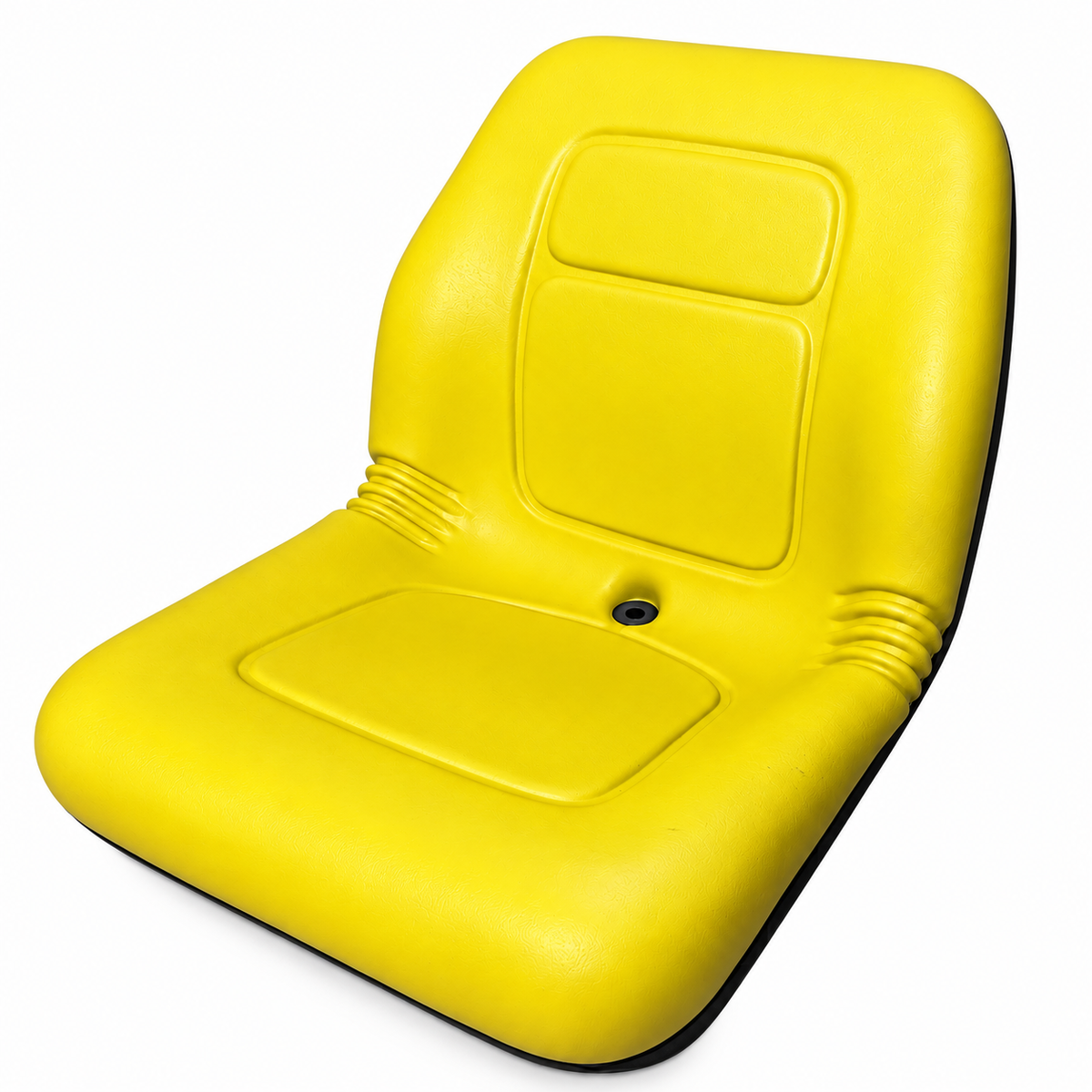 AQS180 Yellow Mid Back Vinyl Seat Ride On Mower Garden Tractor UTV Quad