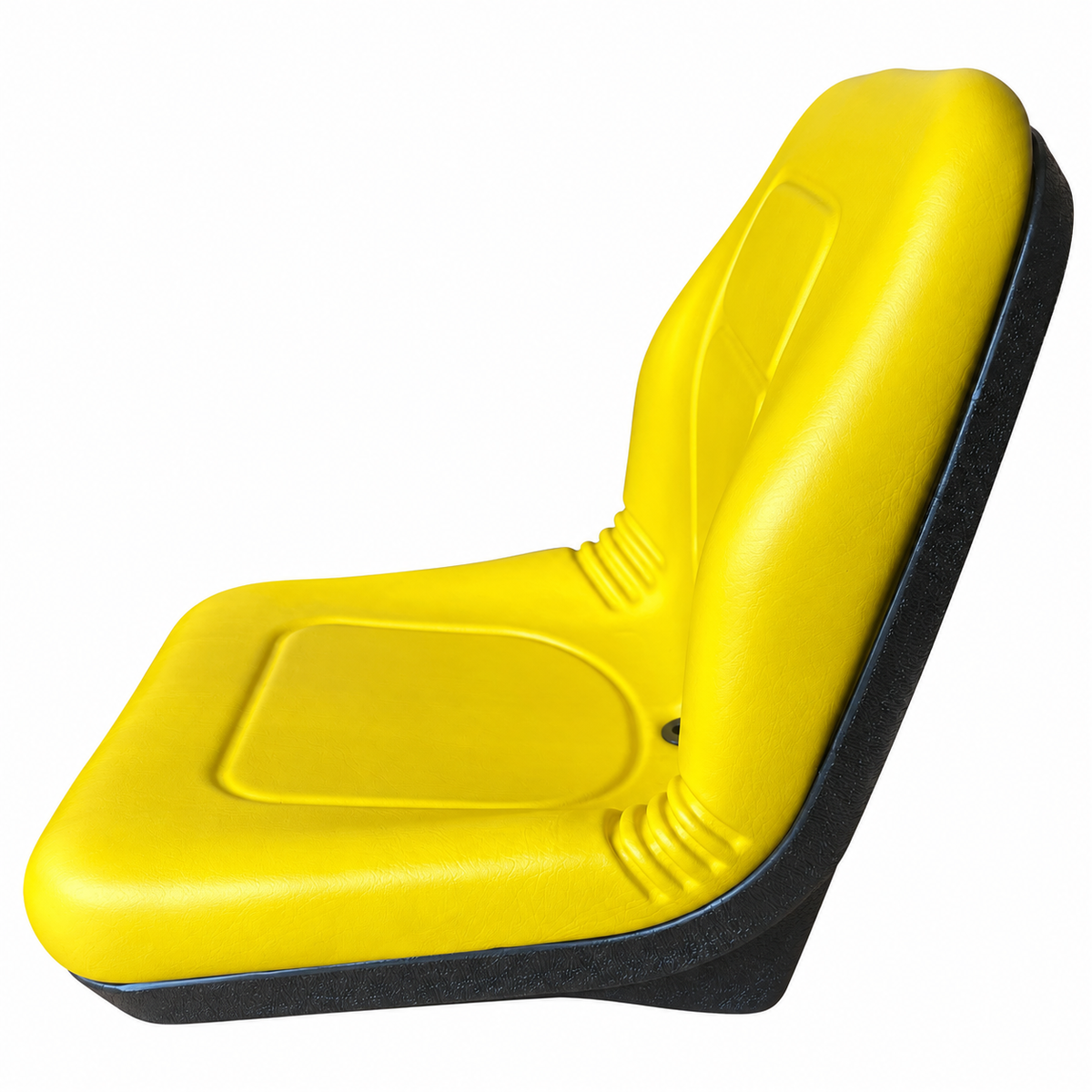 AQS180 Yellow Mid Back Vinyl Seat Ride On Mower Garden Tractor UTV Quad