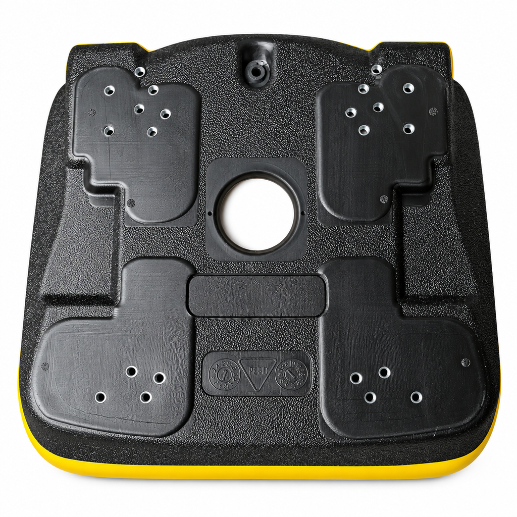 AQS180 Yellow Mid Back Vinyl Seat Ride On Mower Garden Tractor UTV Quad