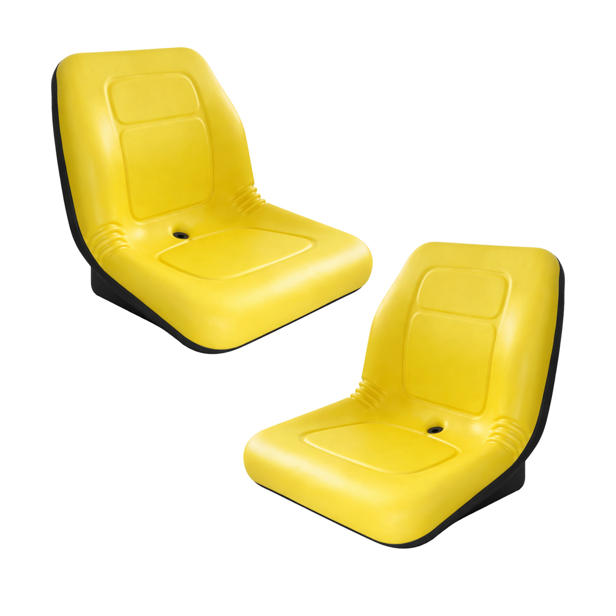 AQS180 Yellow Mid Back Vinyl Seat Ride On Mower Garden Tractor UTV Quad