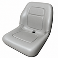 AQS180 Grey Mid Back Vinyl Seat Ride On Mower Garden Tractor UTV Quad