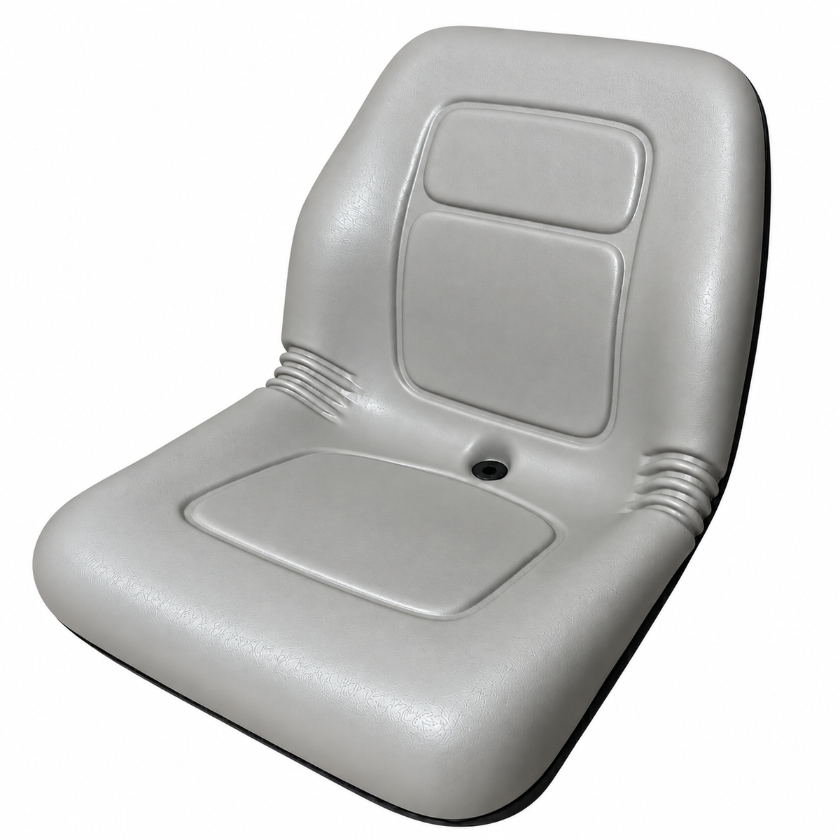 AQS180 Grey Mid Back Vinyl Seat Ride On Mower Garden Tractor UTV Quad
