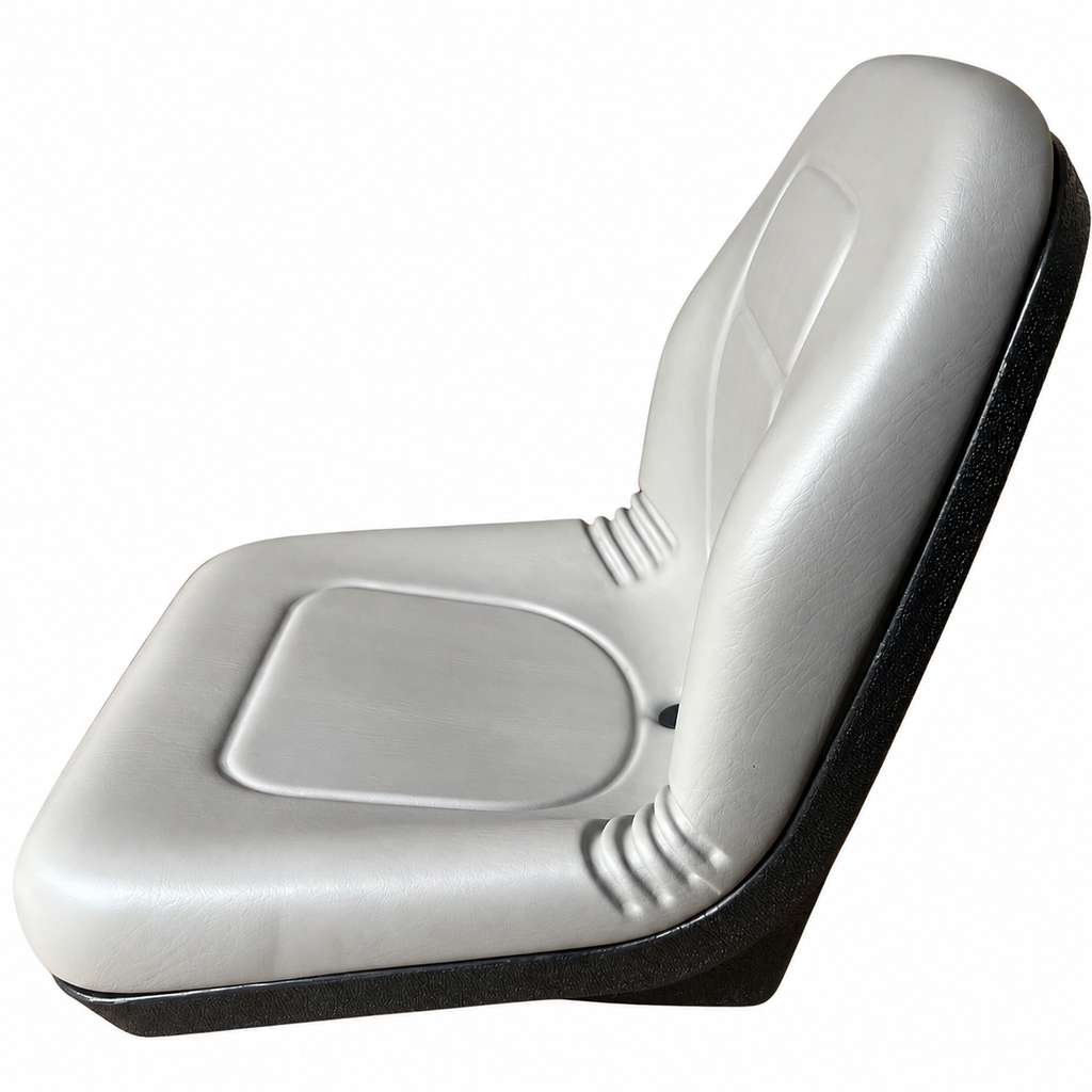 AQS180 Grey Mid Back Vinyl Seat Ride On Mower Garden Tractor UTV Quad