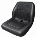 AQS180 Black Mid Back Vinyl Seat Ride On Mower Garden Tractor UTV Quad