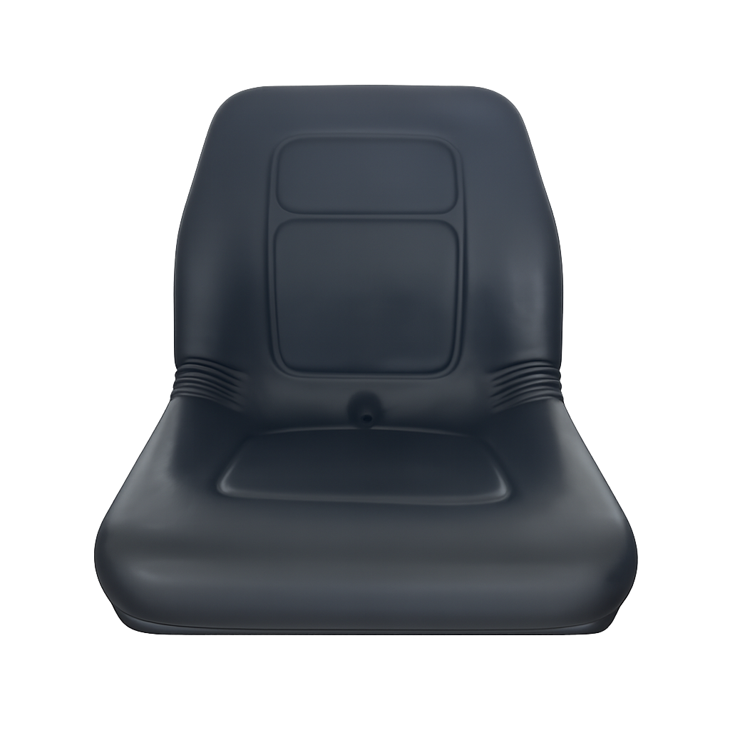 AQS180 Black Mid Back Vinyl Seat Ride On Mower Garden Tractor UTV Quad