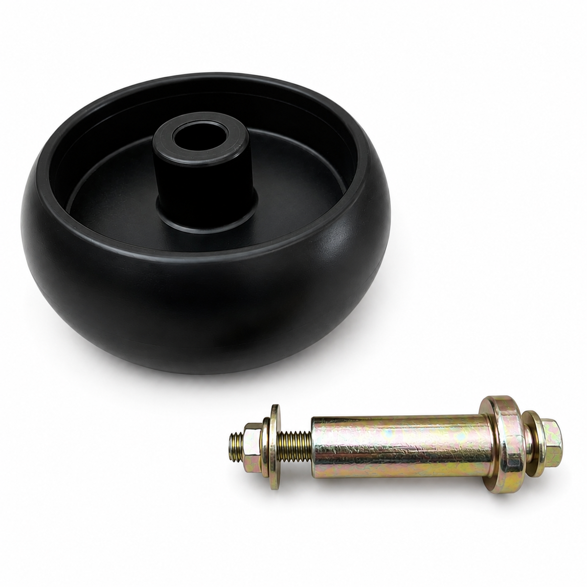 Anti-scalp Mower Deck Gauge Wheel replaces GX10168 fits John Deere X120 X165 X350 X350R