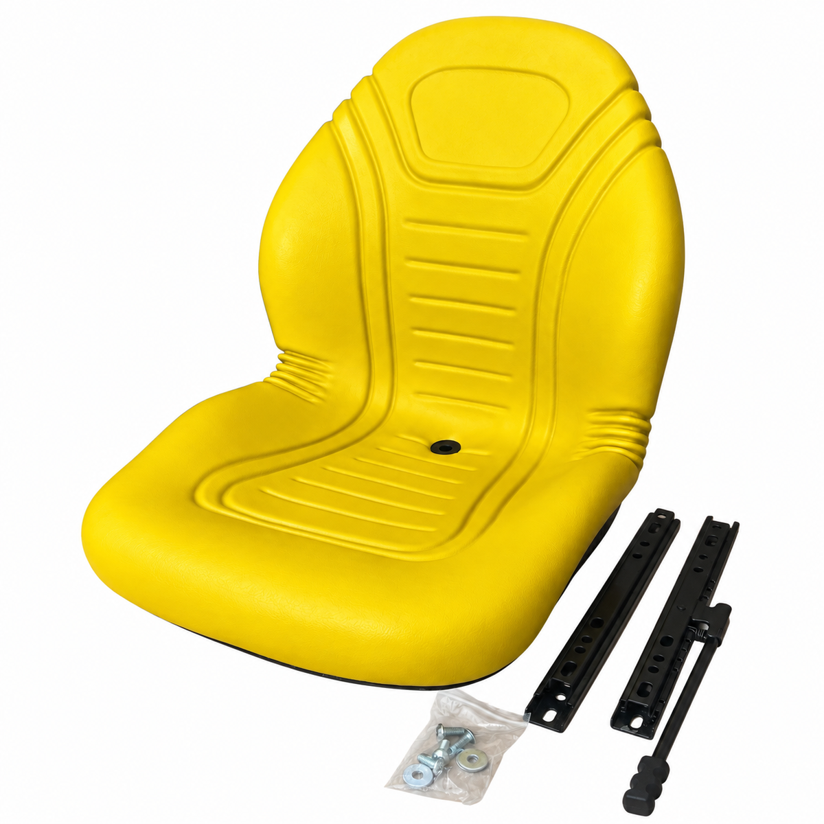 AQS200 Yellow High Back Vinyl Seat