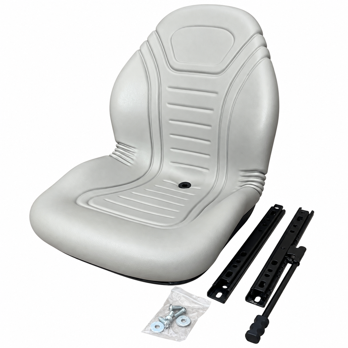 AQS200 Grey High Back Vinyl Seat