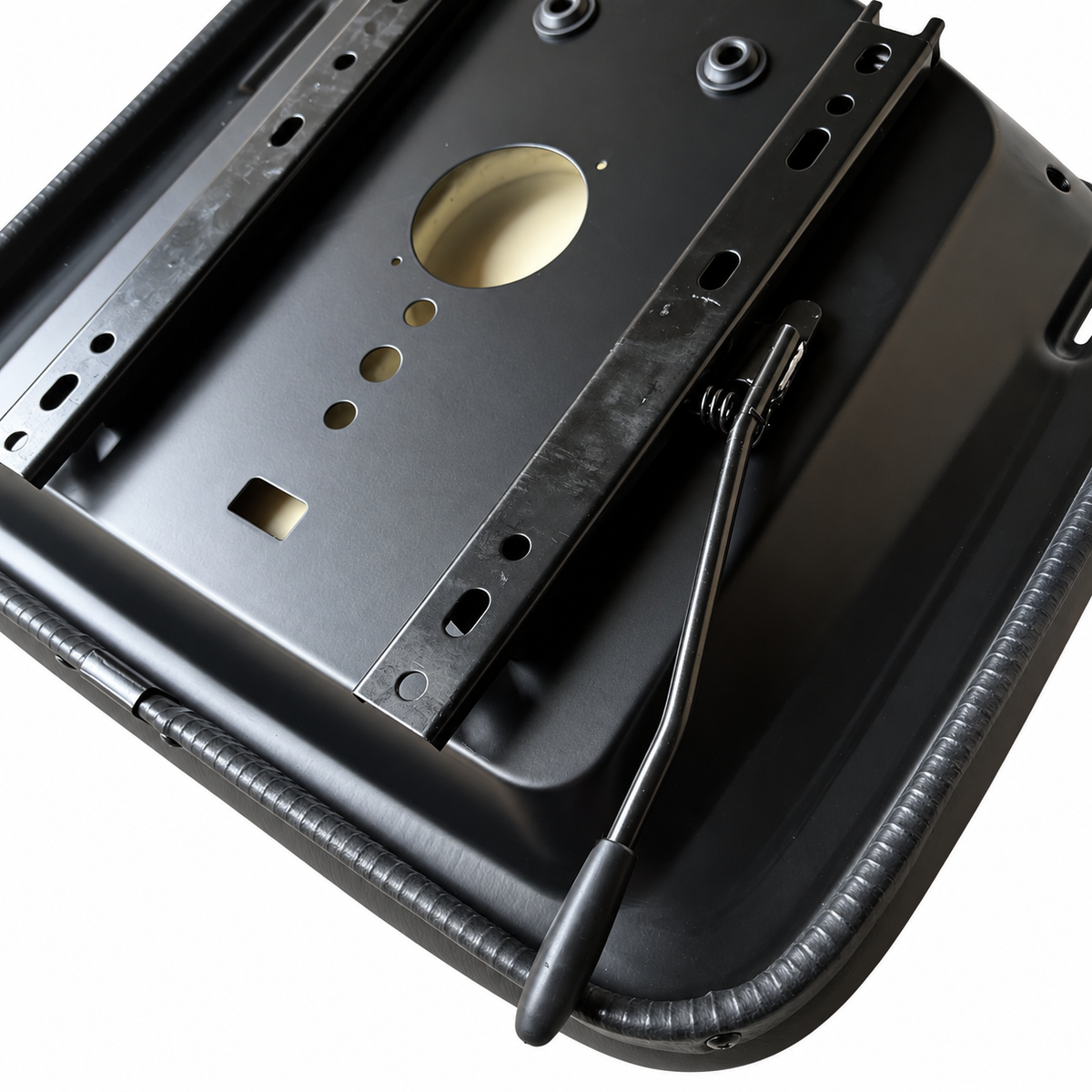 AQS120 Black Low Back Vinyl Seat