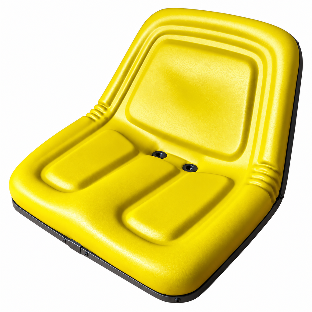 AQS120 Yellow Low Back Vinyl Seat