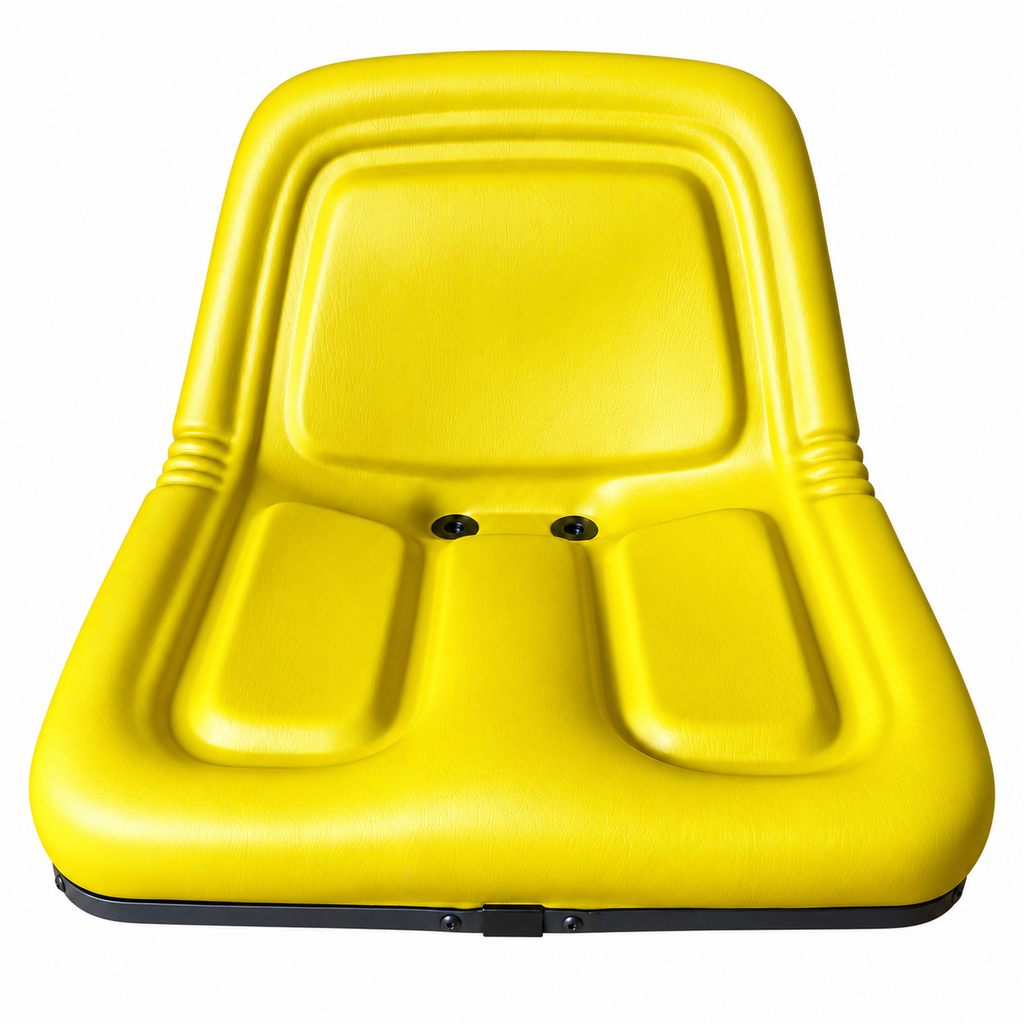 AQS120 Yellow Low Back Vinyl Seat