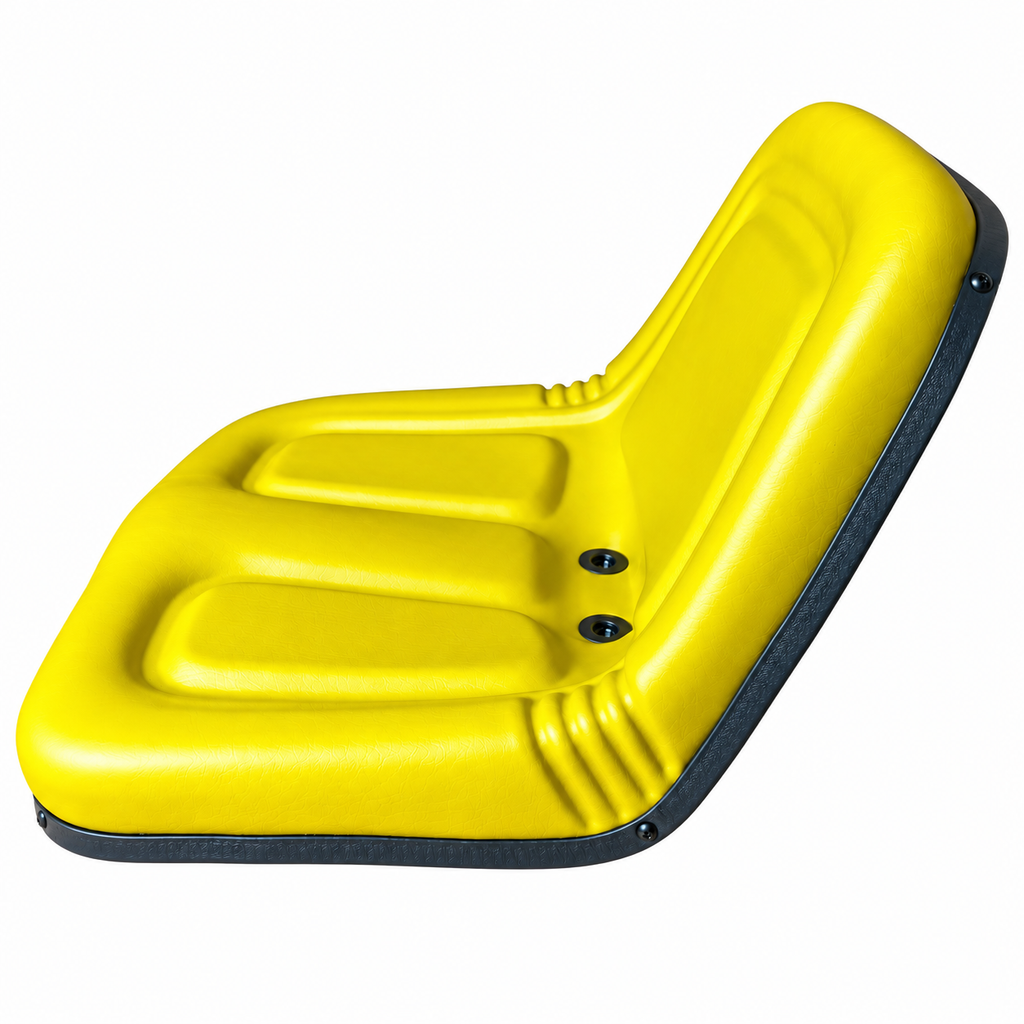 AQS120 Yellow Low Back Vinyl Seat