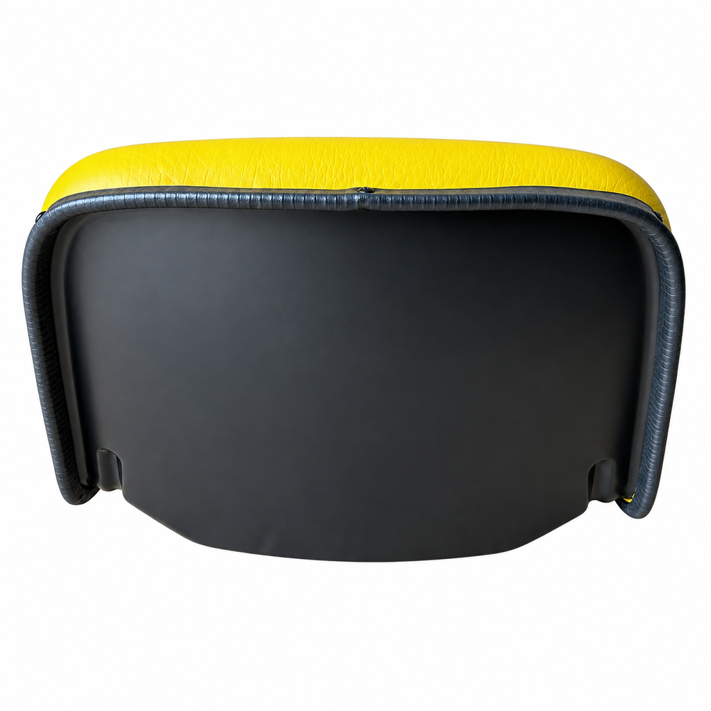 AQS120 Yellow Low Back Vinyl Seat