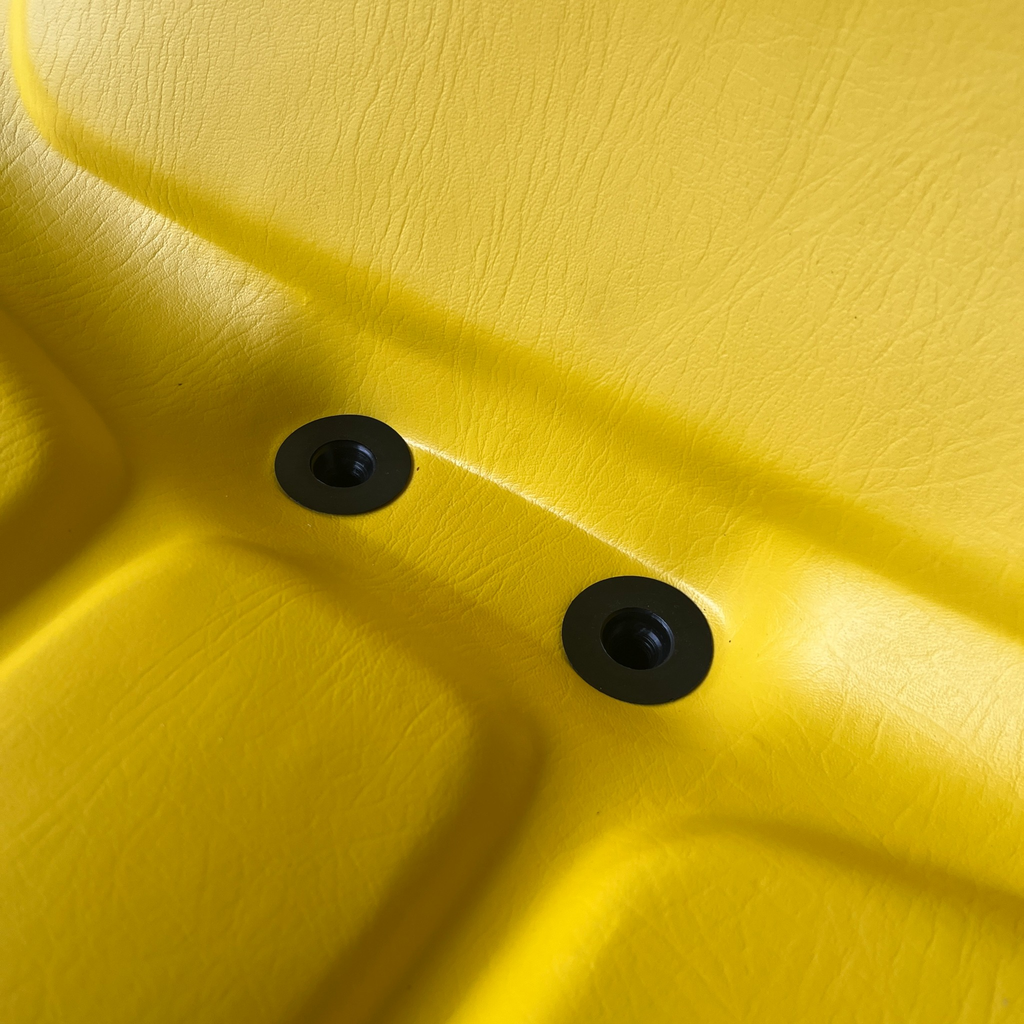AQS120 Yellow Low Back Vinyl Seat