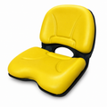 AQS150 Yellow Mid Back Vinyl Seat