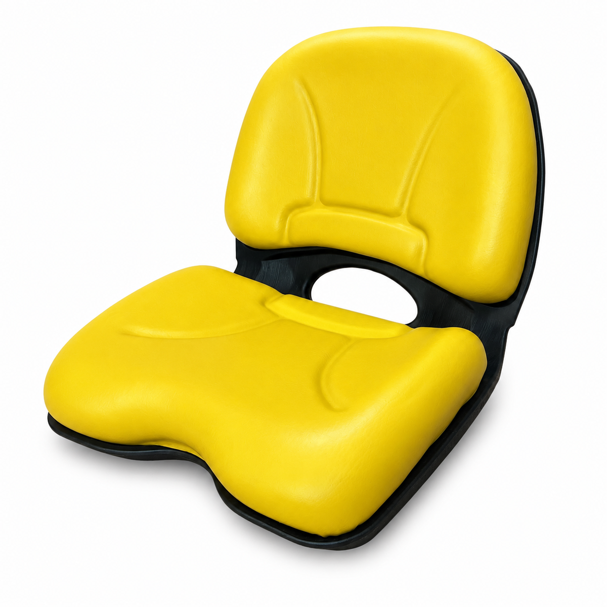 AQS150 Yellow Mid Back Vinyl Seat