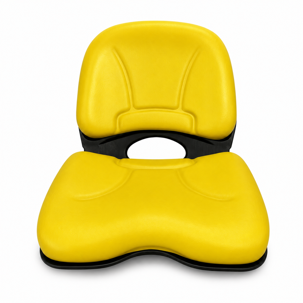 AQS150 Yellow Mid Back Vinyl Seat