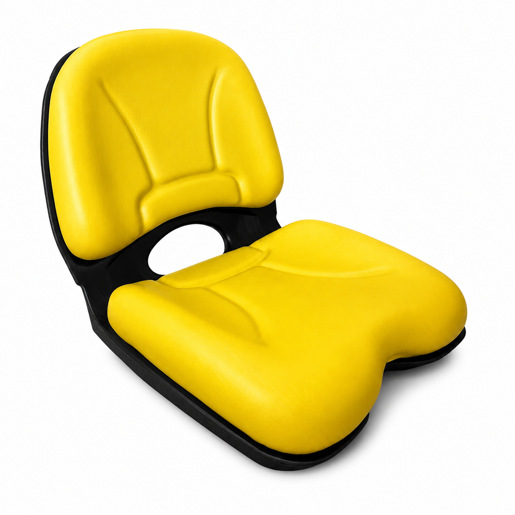 AQS150 Yellow Mid Back Vinyl Seat