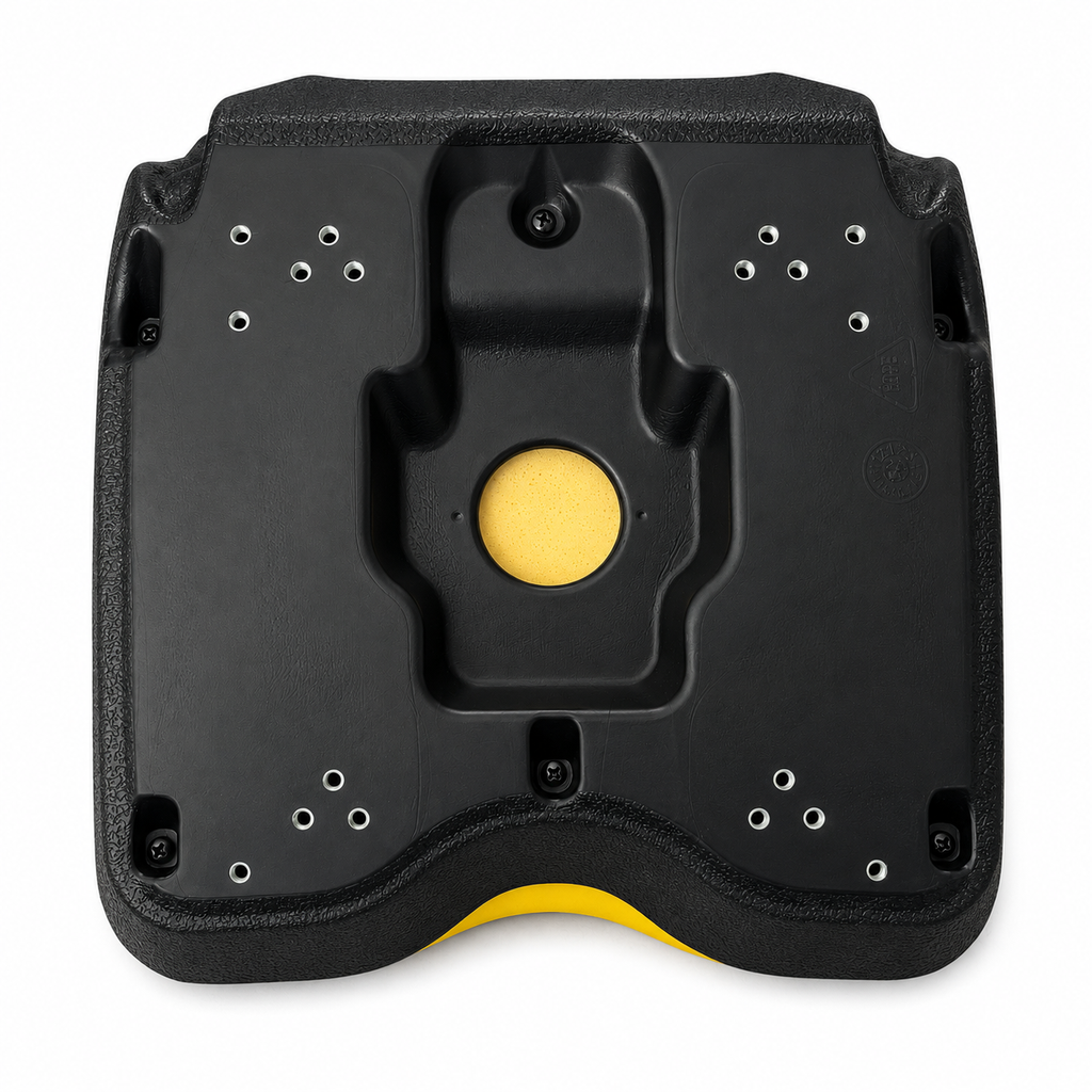 AQS150 Yellow Mid Back Vinyl Seat